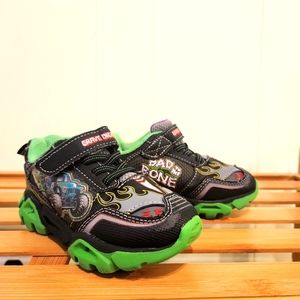 Monster Jam Light-up Grave Digger Toddler Tennis Shoes